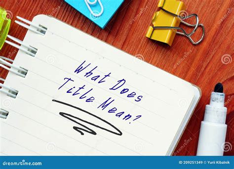 titlie|what does title mean.